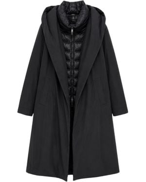 Herno Polyester Trench Coat - Black