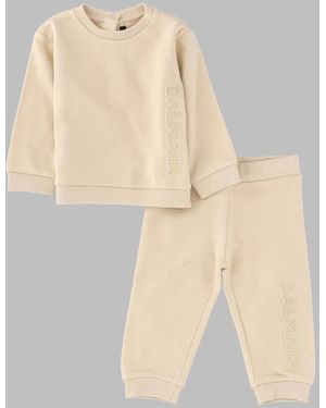 Balmain Sweatshirt Tracksuit - Natural