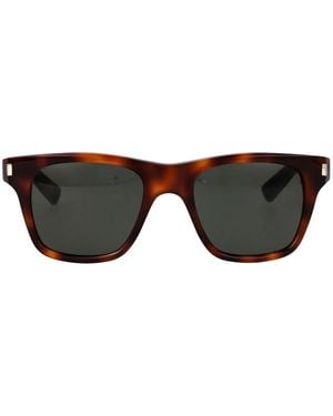 Saint Laurent Havana-Havana- Acetate Sunglasses - Black