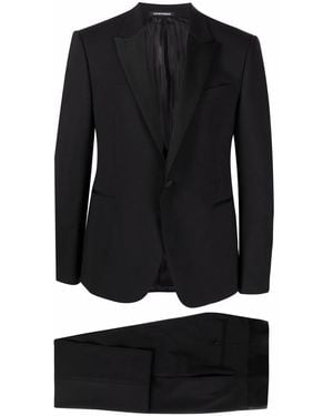 Giorgio Armani Virgin Wool Blend Dresses - Black