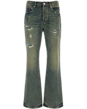 Purple Denim Denim Jeans - Green