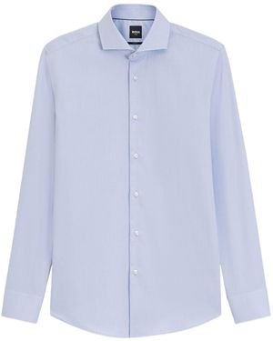 BOSS Cotton Shirt - Blue