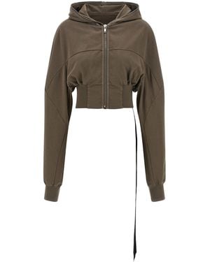 Rick Owens 'Collage Gimp' Hoodie - Gray