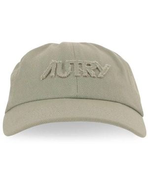 Autry Chrysalis Cotton Baseball Cap - Gray