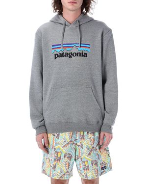 Patagonia P-6 Logo Uprisal Hoodie - Gray