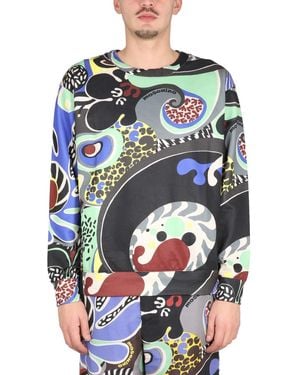 Moschino Psychedelic Print Sweatshirt - Grey