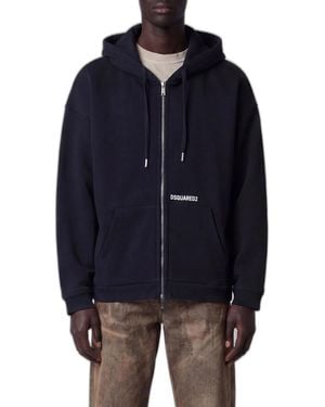 DSquared² Zipup Hoodie - Blue