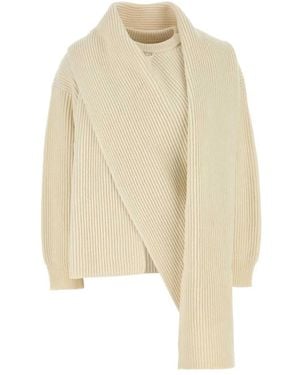 Jil Sander Ivory Sweater - Natural