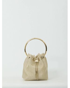 Jimmy Choo Champagne Mesh Bon Bon Bag - Metallic