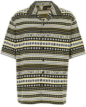 Loewe Short Sleeve Shirt - Green