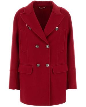 Ermanno Scervino Cappotto Doppiopetto - Red