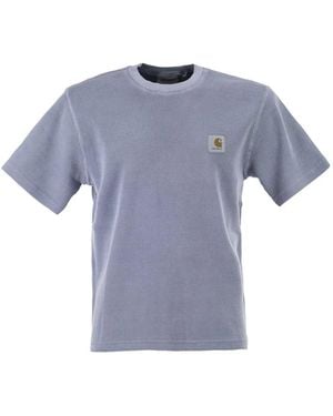 Carhartt T-Shirt With Square Label - Blue