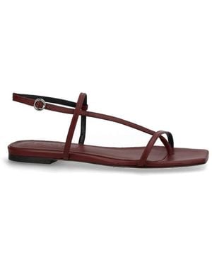 Aeyde Leather Thong Sandal - Brown