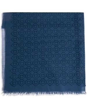 Ferragamo Wool Scarf - Blue