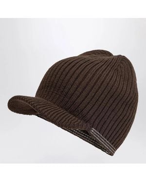 adidas Coffeecolored Wool Visor Cap - Brown