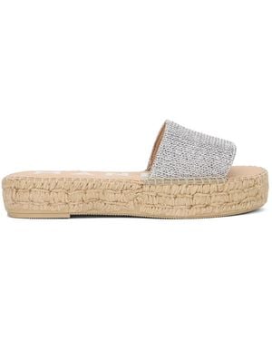 Manebí Manebi Ciabatta Platform With Strap - White
