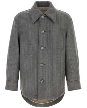 Ami Paris Veste Boutonnee - Gray