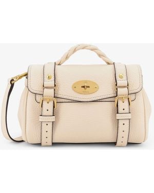 Mulberry Alexa Mini Leather Bag - Natural