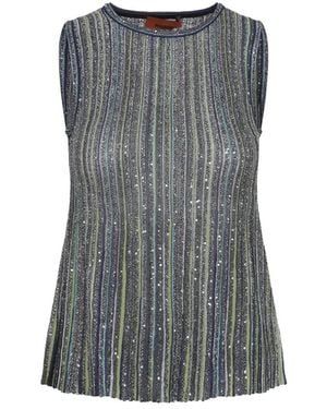 Missoni Tones Tank Top - Gray