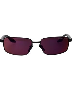Prada Linea Rossa Metal Sunglasses - Purple