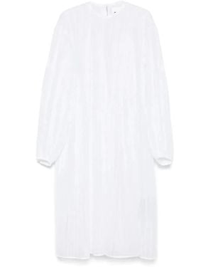 Jil Sander Pleated Dress - White