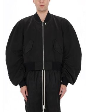 Rick Owens Leather Jacket - Black