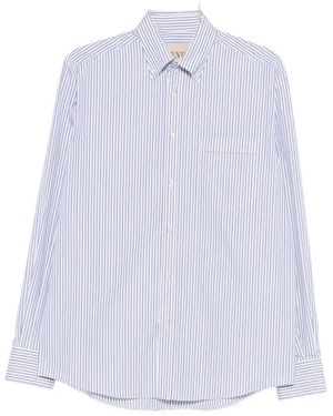 Valentino Garavani Striped Cotton Shirt - White