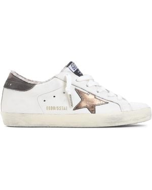 Golden Goose Super Star Trainers - White
