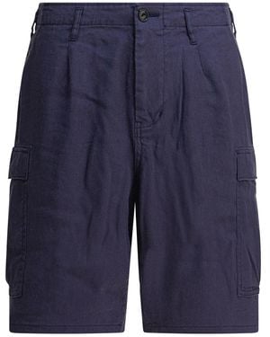 Nonnative Linen Cargo Shorts - Blue