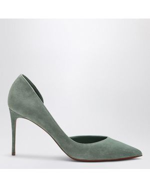 Christian Louboutin Manuka Colored Suede Kate Pumps - Green