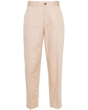 Maison Kitsuné Cotton Gabardine Chino Trousers - Natural
