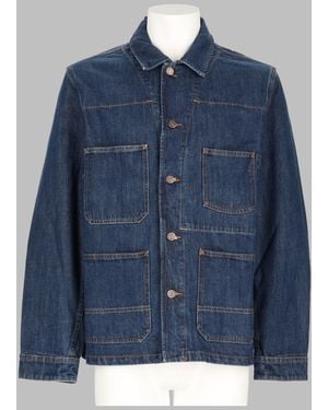 Paul Smith Denim Chore Jacket Organic Cotton - Blue