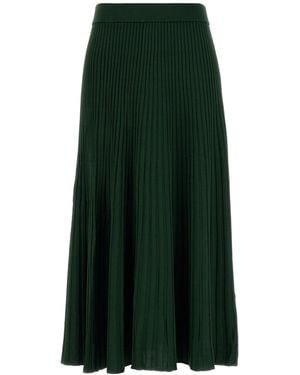 Zimmermann Dark Viscose Blend Skirt - Green