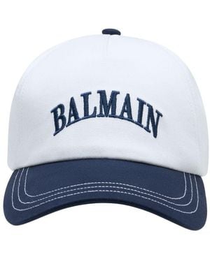 Balmain Emb Cap - Blue