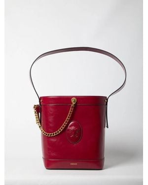 Versace Medusa Bucket Bag - Red