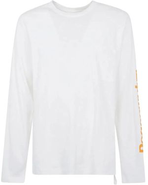 OAMC Peacemaker Long Sleeves Pocket Tee - White