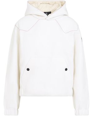 Moncler Hoodie Jumper - White