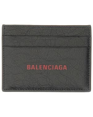 Balenciaga Cash Card Holder - Black
