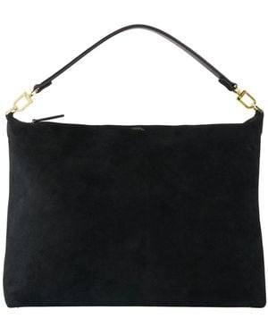 TOTEME Medium Bevel Shoulder Bag - Black