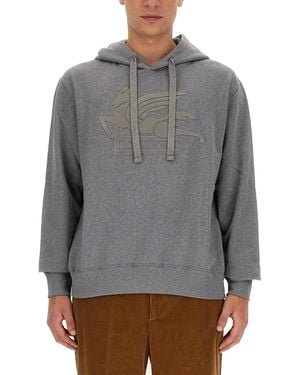 Etro Pegasus Sweatshirt - Gray