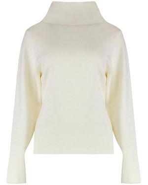 P.A.R.O.S.H. Sweater With Turtleneck - White