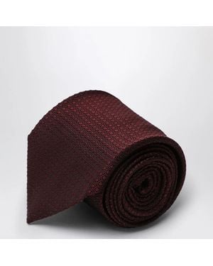 Destin Silk Polka Dot Tie - Red