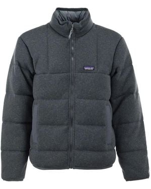 Patagonia Reversible Recycled Nylon Down Jacket - Gray
