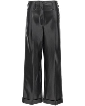 Philosophy Faux Leather Pants - Gray