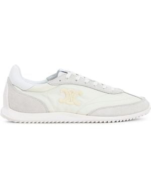 Celine Low Top Triomphe 10 Sneakers - White