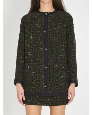 Gucci Bouclé Wool Jacket - Green