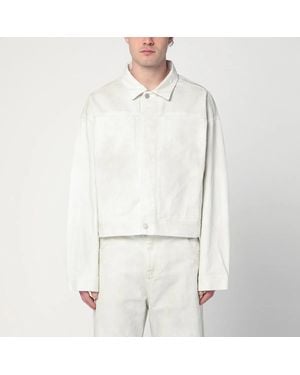 Entire studios Ivory Denim Jacket - White