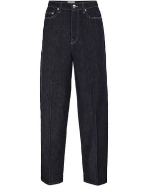 Fabiana Filippi Jeans Denim With Embroidery - Blue