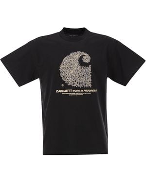 Carhartt Organic Cotton T-Shirt With Graphic Print - Black