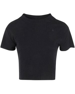 Thom Krom Crop T-Shirt - Blue